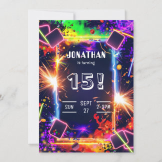Invitation d'anniversaire personnalisée avec vidéo