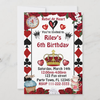 Invitation d'anniversaire personnalisée Descendant