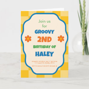 Invitation d'anniversaire personnalisée pour enfan