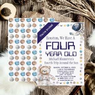 Invitation d'anniversaire personnalisée pour l'âge