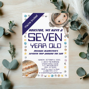 Invitation d'anniversaire personnalisée pour l'âge