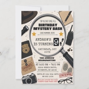 Invitation d'anniversaire personnalisée pour un ad