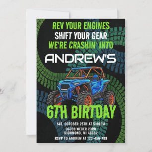 Invitation d'anniversaire personnelle pour garçon 