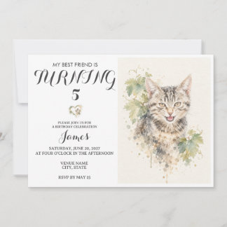 Invitation d'anniversaire pour animal de compagnie