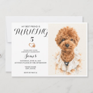 Invitation d'anniversaire pour animal de compagnie