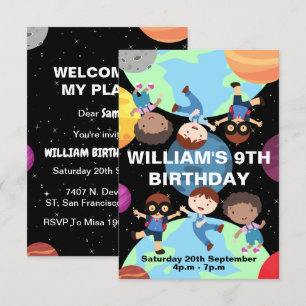 Invitation d'anniversaire pour enfant