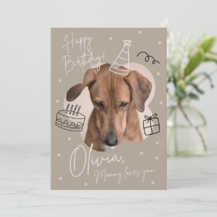 Invitation d'anniversaire pour enfants