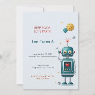 Invitation d'anniversaire pour enfants au thème de