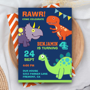 Invitation d'anniversaire pour enfants avec un béb