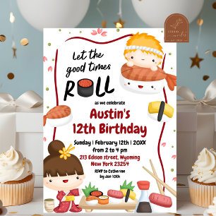 Invitation d'anniversaire pour enfants de style hi
