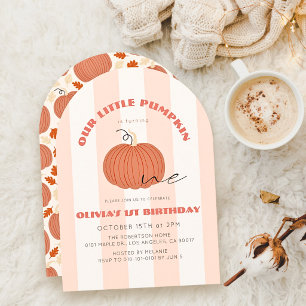 Invitation d'anniversaire pour fille Little Pumpki