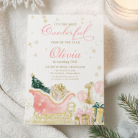 Invitation d'anniversaire pour fille Onederland Hi
