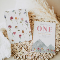 Invitation d'anniversaire pour Fleur sauvage de mo