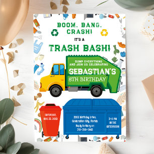 Invitation d'anniversaire pour garçon - Bagarre de