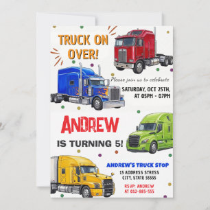 Invitation d'anniversaire pour garçon sur le thème