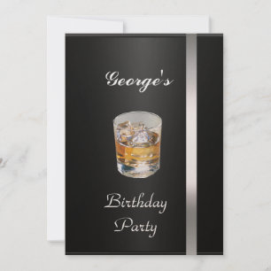 Invitation d'anniversaire pour hommes