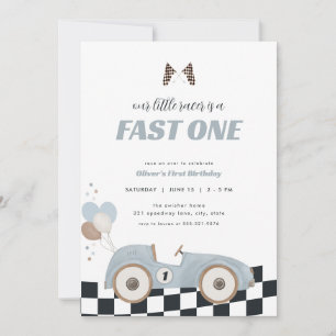 Invitation d'anniversaire pour la première année d