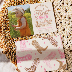 Invitation d'anniversaire pour la première fille d