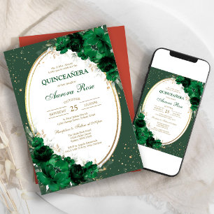 Invitation d'anniversaire pour les quinze ans de M
