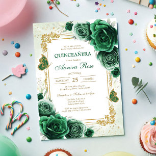 Invitation d'anniversaire pour les quinze ans de M