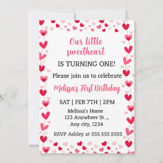 Invitation d'anniversaire pour notre petit chéri c