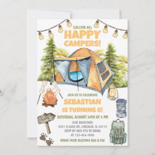 Invitation d'anniversaire pour tous les joyeux cam