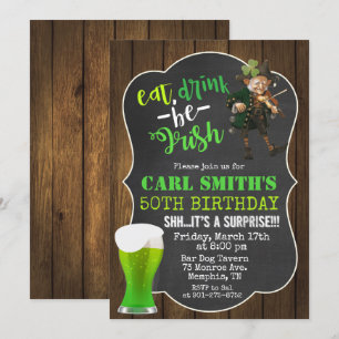 INVITATION D'ANNIVERSAIRE POUR TOUT ÂGE - Manger B