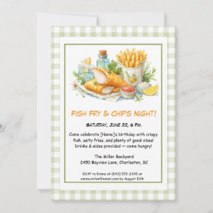 Invitation d'anniversaire pour un déjeuner de pois
