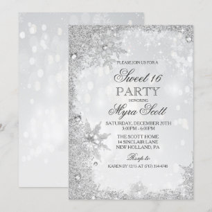 Invitation d'anniversaire pour un Sweet 16 Vacance