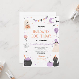 Invitation d'anniversaire pour une fête de fantôme