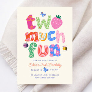 Invitation d'anniversaire pour une fille de 2 ans