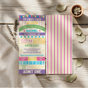 Invitation d'anniversaire pour une journée champêt