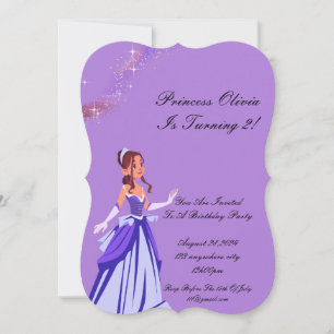 invitation d'anniversaire princesse pour filles