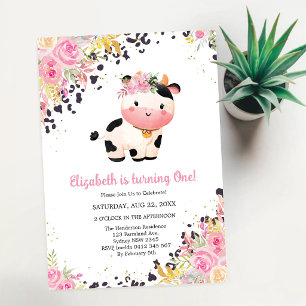 Invitation d'anniversaire Sainte Vache