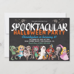 Invitation d'anniversaire Spooktacular Halloween