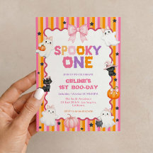 Invitation d'anniversaire Spooky One Rose Hallowee