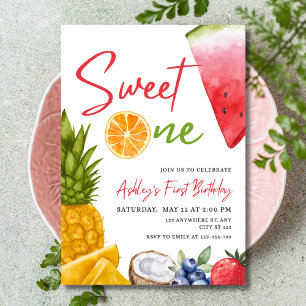 Invitation d'anniversaire Sweet One, Anniversaire 