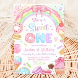 Invitation d'anniversaire Sweet One, Invitation 1e