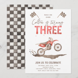 Invitation d'anniversaire trop rapide   3e anniver