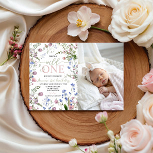 Invitation d'anniversaire Wild One Photo 1er anniv