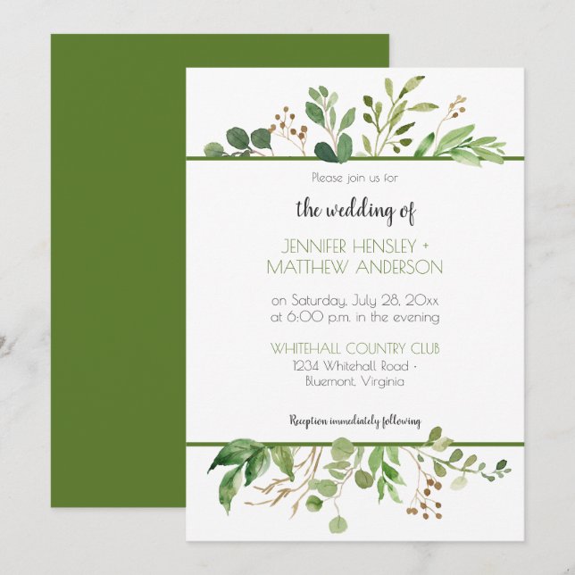 Invitation dans le cadre du rêve botanique (Devant / Derrière)