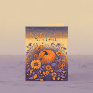 Invitation dans le jardin d'Hallowe'en