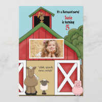 Dans l'invitation de fête d'anniversaire de photo