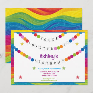 Invitation Dans Mon Bracelet D'Amitié Fête D'Anniversaire