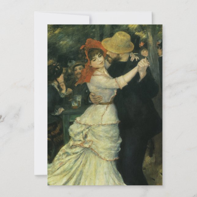 Invitation Danse à Bougival par Renoir, partie Engagement (Devant)
