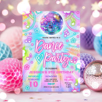Danse Anniversaire Fête Tie Dye Glow Dance Disco