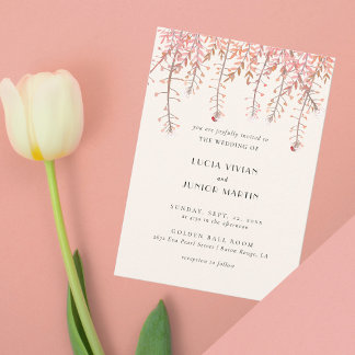 Invitation Danse avec le murmure du Mariage du vent