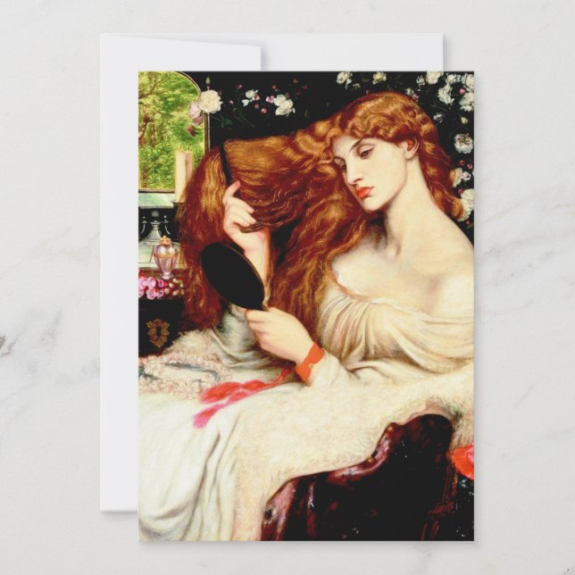 Invitation Dante Gabriel Rossetti - Lady Lilith (Devant)