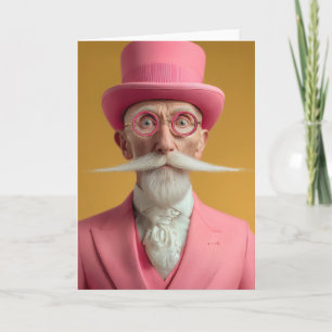 Invitation Dapper Gentleman en rose