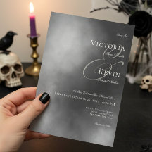 Dark Moody Midnight Black Fog Mariage